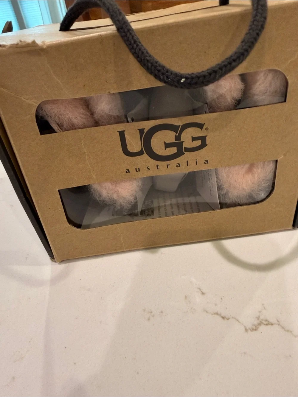 UGG Pink Leopard Print Shearling Baby Boots